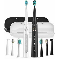 Fairywill  Sonic toothbrushes with head set and case FairyWill FW-507 (Black and white)