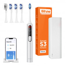 Bitvae Sonic toothbrush with app, tips set and travel etui S3 (silver)