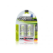 Ansmann Akumulators R14 (C) 1.2V 2500mAh Ni-Mh ANSMANN (2 gab.iepakojums)