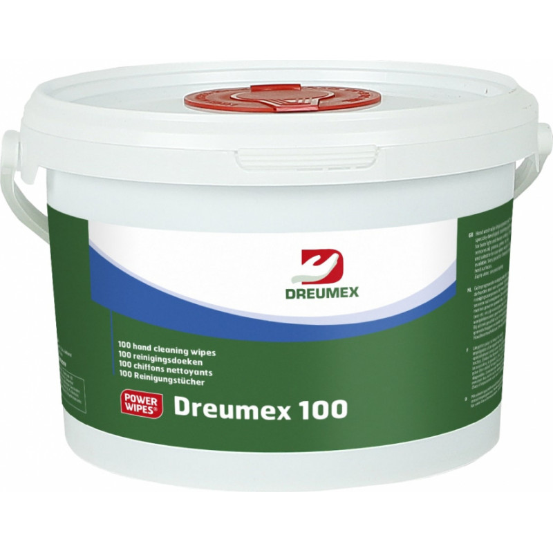 Dreumex Roku un virsmu tīrīšanas salvetes Dreumex 100 Power Wipes. 100 salvetes spainī