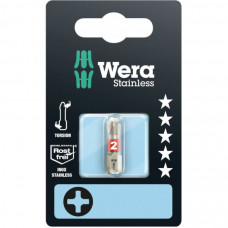 Wera stainless Torsion bit PH2 x 25mm, 3851/1 TS, blister