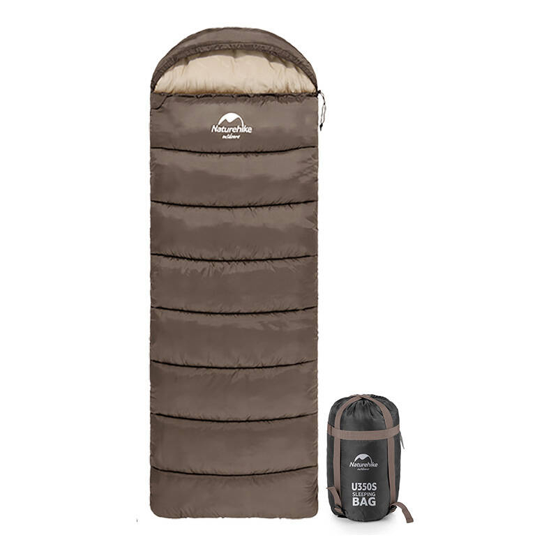 Naturehike ENVELOPE STYLE sleeping bag with hood U250S (gray)