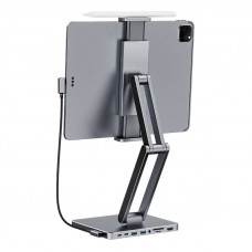 Invzi  Docking station with stand for Tablet/iPad, INVZI, MH03, MagHub, 3x USB-C, 2x USB-A