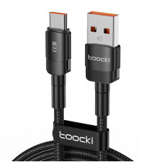 Toocki Cable USB-A to USB-C Toocki TXCT-HY01, 1m, FC 100W (black)