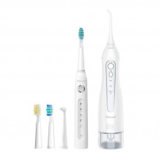 Fairywill  Sonic toothbrush with tip set and water fosser FairyWill FW-507+FW-5020E (white)