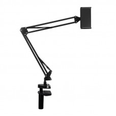 Puluz Desk stand Puluz with phone/tablet holder (black)