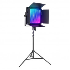 Neewer  Kit Neewer RGB1200 LED two lamps 60W 2500-8500K + tripods + barndoors