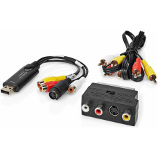 Nedis Video konvertors (analogs uz digitālo) SCART/RCA/S-Video - USB 2.0