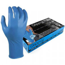 M-Safe Disposable nitrile gloves M-Safe Grippaz 306B, 300mm long, 0,15mm thick, blue, 50pcs box, size 8/M