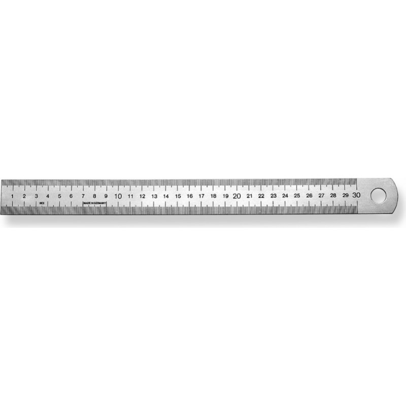 Scala Ruler 500x30x1,0mm stainless type 498