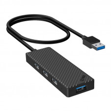 Invzi  Adapter Hub 4 in 1, INVZI, MH04, 4x USB 3.0 (black)