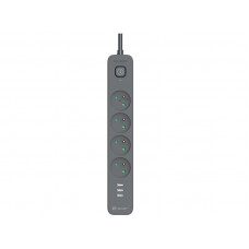 Tracer 47027 Power Line+ 1.5m (4 outlets +3x USB A, 5V 2,4A)