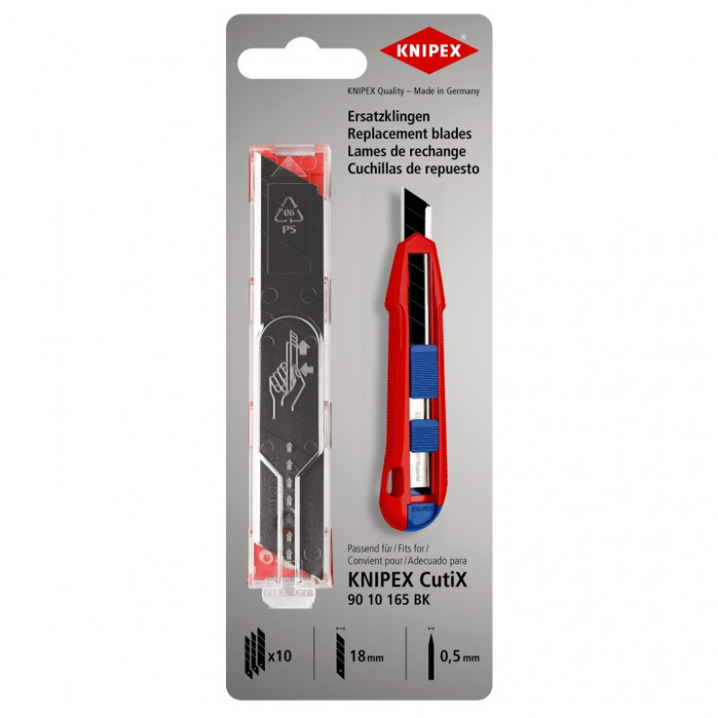 Knipex Rezerves asmens priekš 90 10 165 BK (10x) Knipex