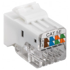 Goobay Ligzda CAT5 balta, ātrais savienojums