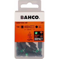 Bahco Uzgaļi 66IM T20 25mm Impact, 10 gab.