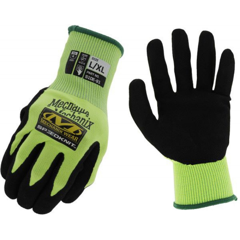 Mechanix Wear Darba cimdi Mechanix Hi-Viz SpeedKnit™ Utility XXL izmērs