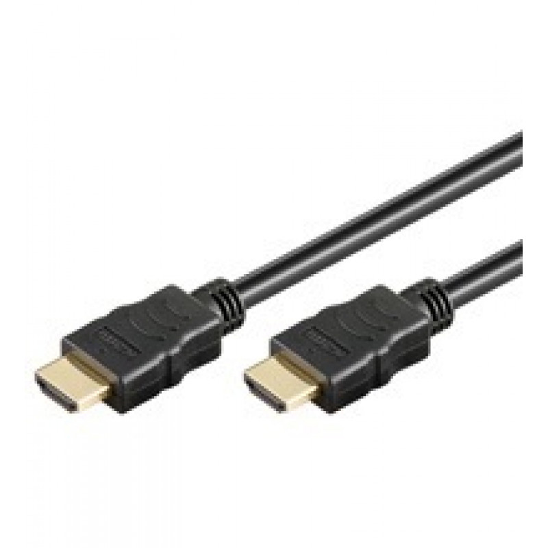 Goobay Kabelis HDMI-HDMI 19pin spraudnis 1 m melns