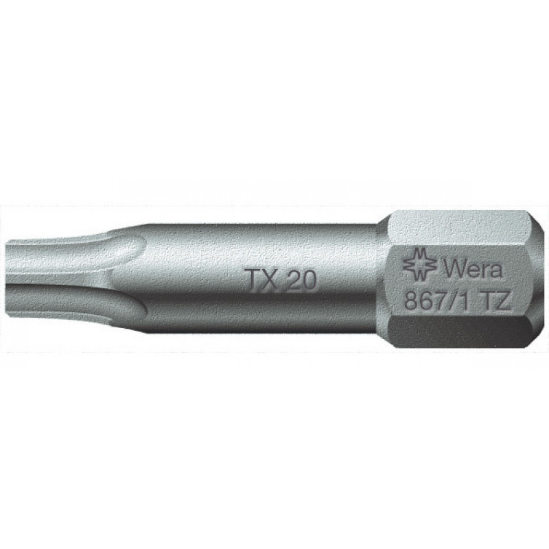 Wera Torsion bit TORX T20 x 25mm, 867/1 TZ