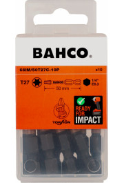 Bahco Uzgaļi 66IM T27 50mm Impact, 10 gab.