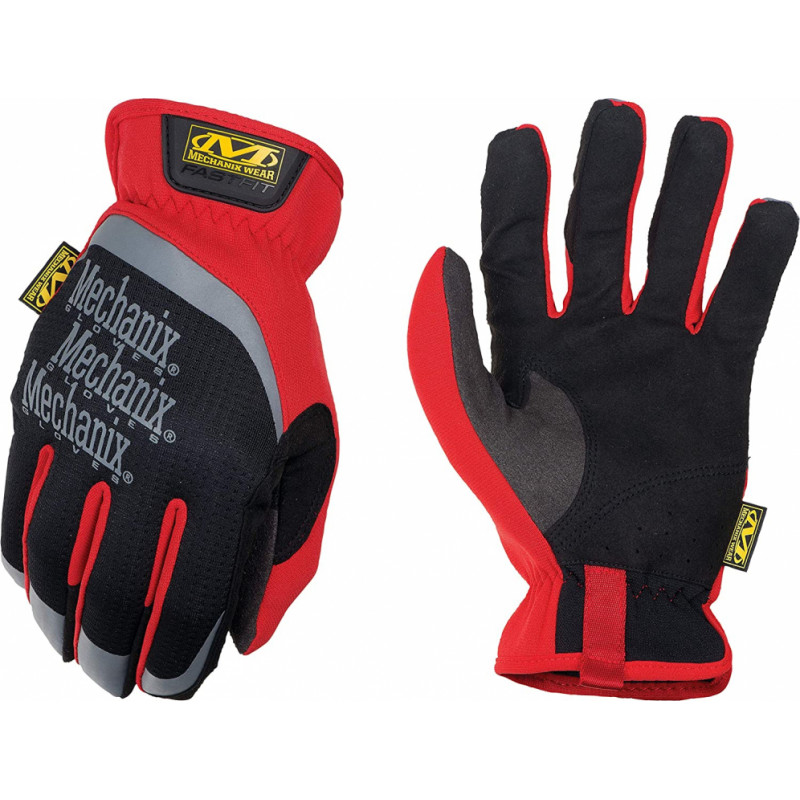 Mechanix Wear Cimdi FAST FIT 02 melns/sarkans M